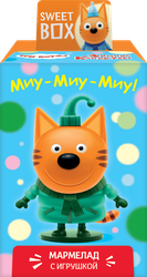 Изображение товара Мармелад жевательный SBOX Три кота зимние каникулы, в наборе с подарком, 10г