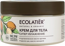 Крем для тела ECOLATIER Organic argana Супер увлажнение, 250мл