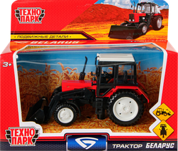 Изображение товара Игрушка ТЕХНОПАРК Трактор Беларус, металлический, 11см, в ассортименте, Арт. 384447