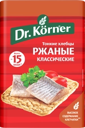 Хлебцы ржаные DR KORNER Классические, 100г