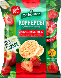 Изображение товара Хлебцы рисово-кукурузные DR KORNER Смузи-клубника, мини, 40г