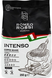 Кофе зерновой ROMEO ROSSI Intenso натуральный жареный, 250г