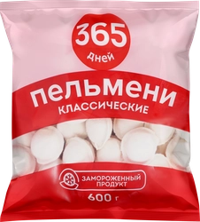 Пельмени 365 ДНЕЙ Классические, 600г