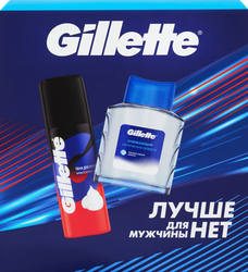 Изображение товара Набор подарочный GILLETTE Series Лосьон после бритья Освежающий, 50мл+Пена для бритья Классическая, 50мл