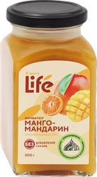 Конфитюр ЛЕНТА LIFE Манго-мандарин, без сахара, 300г