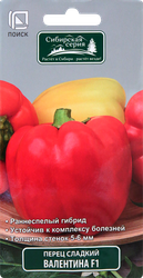 Изображение товара Семена ПОИСК Авторские сорта и гибриды, Перец сладкий Валентина F1, 12шт