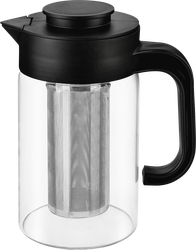 Изображение товара Чайник-кувшин HOPPS Tea time, стекло, нержавеющая сталь, пластик, 900мл, Арт. H-TP2