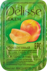 Джем DELISSE Абрикос, 20х20г