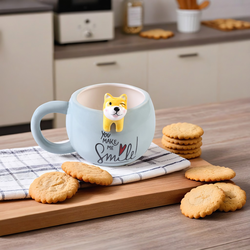 Кружка HOMECLUB Funny animals 350мл, керамика, Арт. EN400061