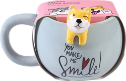 Кружка HOMECLUB Funny animals 350мл, керамика, Арт. EN400061
