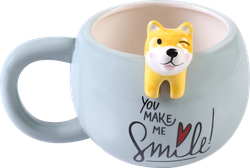 Кружка HOMECLUB Funny animals 350мл, керамика, Арт. EN400061