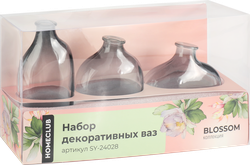 Набор декоративных ваз HOMECLUB Interrio, стекло, Арт. SY-24028