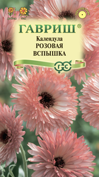 Изображение товара Семена ГАВРИШ Календула Розовая вспышка, Арт. 1071857727, 0,2г