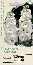 Изображение товара Семена ГАВРИШ Эксклюзив Саката, Левкой седой Айрон белый, Арт. 10717929, 5шт