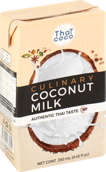Напиток на растительной основе THAI COCO Кокосовый, ультрапастеризованный, 250мл