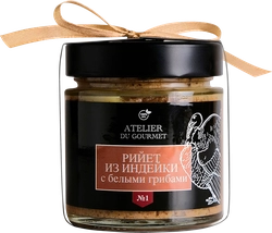 Рийет из индейки ATELIER DU GOURMET с белыми грибами, 200г