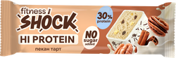 Изображение товара Батончик протеиновый FITNESSHOCK Hi-Protein Пекан-тарт, глазированный, 40г