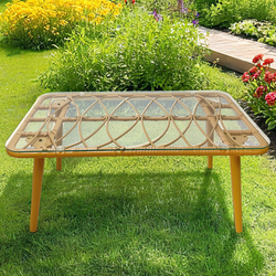 Стол садовый GIARDINO CLUB 59см, искусственный ротанг, Арт. 205044-3