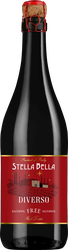 Изображение товара Вино игристое безалкогольное STELLA BELLA Диверсо Россо красное сладкое, 0.75л