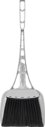Набор для уборки SPIN&CLEAN серый топаз, веник+совок, Арт. SC4201СР-Л