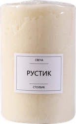 Свеча HOMECLUB столбик рустик, 9х6см