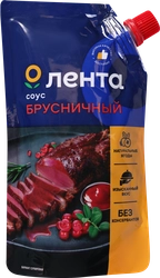 Соус ЛЕНТА Брусничный, 200г