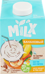 Изображение товара Напиток растительный MILX Соево-банановый 1,1%, 500мл