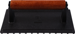 Пресс для гриля PLATINUM CHOICE 21х10см, чугун, дерево, Арт. GF-G2