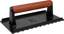 Изображение товара Пресс для гриля PLATINUM CHOICE 21х10см, чугун, дерево, Арт. GF-G2