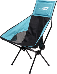 Кресло складное ACTIWELL 64х39х85см до 100кг, с удлиненной спинкой и  подушкой, Арт. MU042901