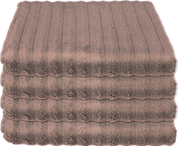 Изображение товара Полотенце махровое HOMECLUB Zero twist 30x50см, коричневое, Арт. 529798/1