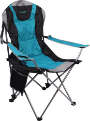 Кресло складное для пикника ACTIWELL 59х59х105см до 120кг усиленное регулируемое, с подстаканником, Арт. MU050103-1