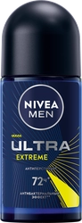 Дезодорант-антиперспирант роликовый мужской NIVEA Men Ultra extreme, 50мл