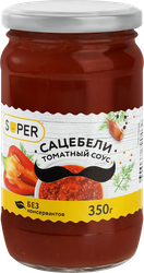 Изображение товара Соус томатный SUPER Сацебели, 350г