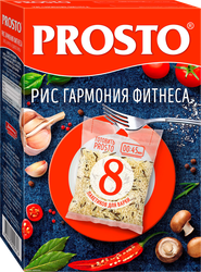 Смесь риса PROSTO Гармония фитнеса, бурый и дикий, в пакетиках, 8х62,5г