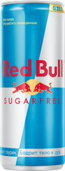 Изображение товара Напиток энергетический RED BULL Sugarfree газированный, 0.25л