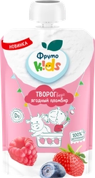 Творог для детей ФРУТОKIDS Ягодный пломбир 4,2%, без змж, 90г