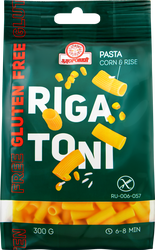 Изображение товара Макароны рисово-кукурузные ЗДОРОВЕЙ Rigatoni Трубочки, 300г