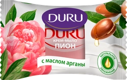 Крем-мыло туалетное DURU Пион с маслом арганы, 80г