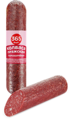 Изображение товара Колбаса сырокопченая 365 ДНЕЙ Пражская, 200г