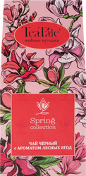 Изображение товара Чай черный TEATALE Garden Flowers Pink с лесными ягодами байховый, среднелистовой, 50г
