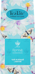 Чай зеленый TEATALE Garden Flowers Blue с мятой, листовой, 50г