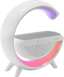 Изображение товара Колонка LENTEL 3в1 ночник, беспроводная зарядка, колонка, Арт. OS-1116