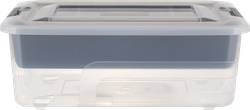 Изображение товара Ящик для хранения PLAST TEAM Bergen, с лотком, натуральный, 5л, Арт. PT658411999
