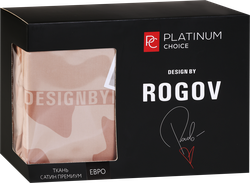 Комплект постельного белья Евро PLATINUM CHOICE бежевый, сатин, Арт. PCSA_евроbe