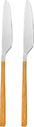 Изображение товара Набор ножей столовых HOMECLUB Wood, нержавеющая сталь, пластик, Арт. SF190928