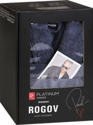 Халат махровый мужской PLATINUM CHOICE р. XL (54), Арт. PcbathМ54