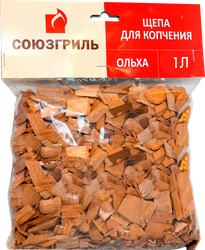 Щепа ольховая для копчения СОЮЗГРИЛЬ, Арт. N1-K03, 1л