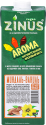 Изображение товара Напиток растительный ZINUS VEGAN Миндаль, ваниль 3,2%, 1000мл