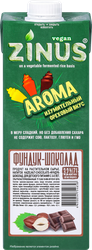 Изображение товара Напиток растительный ZINUS VEGAN Фундук, шоколад 3,2%, 1000мл
